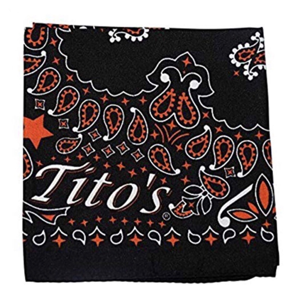 Tito’s Handmade Vodka Bandana, Black